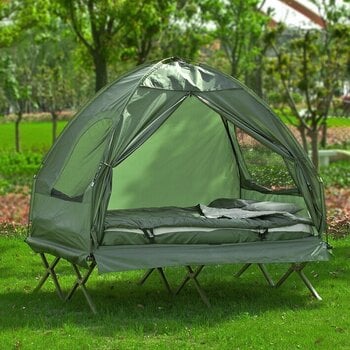 Уличный лежак/палатка SoBuy OGS32-L-GR, зеленый цена и информация | Шезлонги | 220.lv