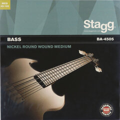 Stīgas basģitārai Stagg BA-4505 0.045 - 0.105 cena un informācija | Mūzikas instrumentu piederumi | 220.lv