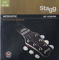 Струны для акустической гитары Stagg AC-1048-PH Phosphor Bronze 0.010 - 0.048 цена и информация | Принадлежности для музыкальных инструментов | 220.lv