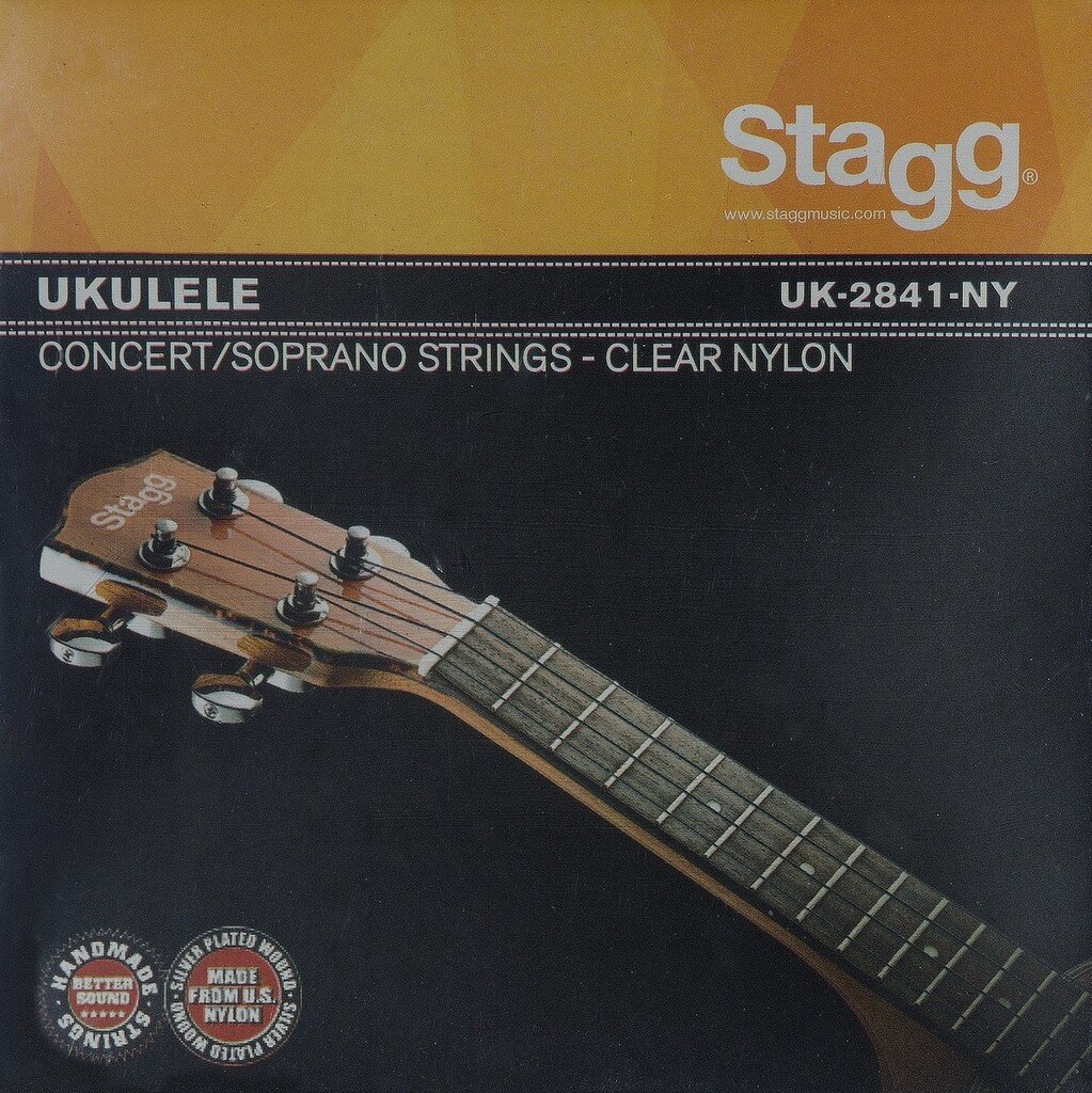 Stīgas ukulelei Stagg UK-2841-NY cena un informācija | Mūzikas instrumentu piederumi | 220.lv