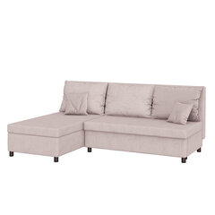 Stūra dīvāns Selsey Damket, krēmkrāsas cena un informācija | Stūra dīvāni | 220.lv