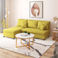 Stūra dīvāns Selsey Damket, dzeltens cena un informācija | Stūra dīvāni | 220.lv