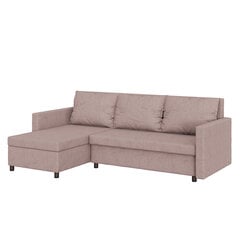 Stūra dīvāns Selsey Selefer, smilškrāsas cena un informācija | Stūra dīvāni | 220.lv