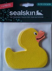 SEALSKIN DUCKLING нескользкие декоры, желтые цена и информация | Аксессуары для ванной комнаты | 220.lv