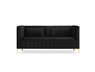 Dīvāns Micadoni Home Annite 2S, melns cena un informācija | Dīvāni | 220.lv