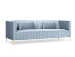 Dīvāns Micadoni Home Annite 3S, gaiši zils