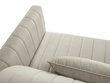 Dīvāns Micadoni Home Annite 3S, smilškrāsas/melns cena un informācija | Dīvāni | 220.lv