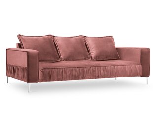 Dīvāns Micadoni Home Jardanite 3S, rozā cena un informācija | Dīvāni | 220.lv