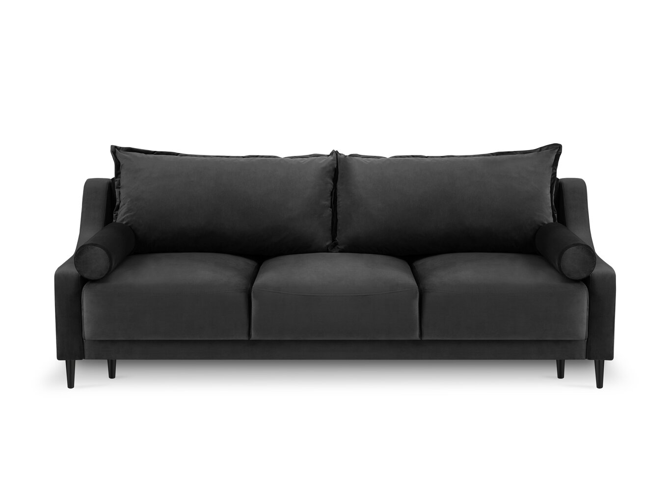 Dīvāns Micadoni Home Rutile 3S, tumši pelēks цена и информация | Dīvāni | 220.lv