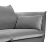 Dīvāns Micadoni Home Agate 4S, gaiši pelēkas/zelta krāsas cena un informācija | Dīvāni | 220.lv