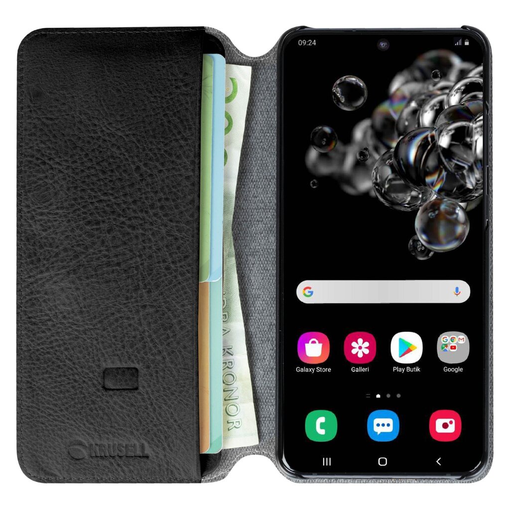 Krusell Sunne PhoneWallet, piemērots Samsung Galaxy S20 Ultra, melns цена и информация | Telefonu vāciņi, maciņi | 220.lv