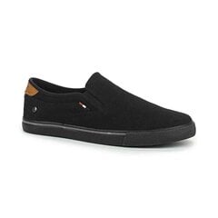 Обувь для мужчин Wrangler MITOS SLIP ON Washed Canvas, черная цена и информация | Кроссовки для мужчин | 220.lv