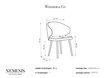 2-u krēslu komplekts Windsor and Co Nemesis, pelēks цена и информация | Virtuves un ēdamistabas krēsli | 220.lv