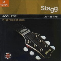 Струны для акустической гитары Stagg AC-1254-PH Phosphor Bronze 0.012 - 0.054 цена и информация | Принадлежности для музыкальных инструментов | 220.lv