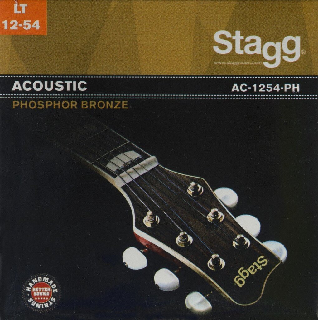 Stīgas akustiskai ģitārai Stagg AC-1254-PH Phosphor Bronze 0.012 - 0.054 cena un informācija | Mūzikas instrumentu piederumi | 220.lv