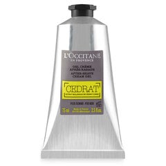 Бальзам после бритья L'Occitane Cedrat 75 мл цена и информация | Мужская парфюмированная косметика | 220.lv