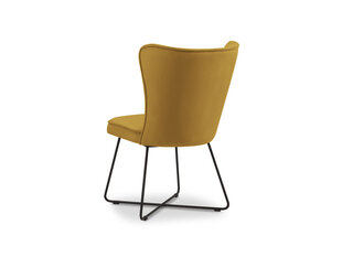 Krēsls Micadoni Home Celestine, dzeltens cena un informācija | Virtuves un ēdamistabas krēsli | 220.lv