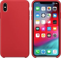 Silicone Case Soft Flexible Rubber Cover for iPhone XS Max red (Red) цена и информация | Чехлы для телефонов | 220.lv