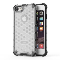 Honeycomb Case armor cover with TPU Bumper for iPhone 8 / iPhone 7 transparent (Transparent) cena un informācija | Telefonu vāciņi, maciņi | 220.lv
