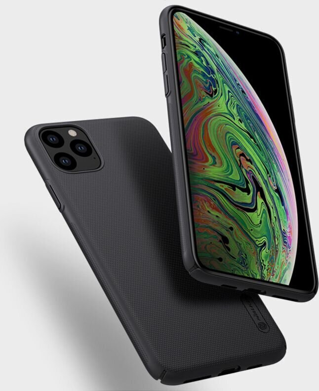 Nillkin Super Frosted Shield Case + kickstand for iPhone 11 Pro black cena un informācija | Somas, maciņi | 220.lv