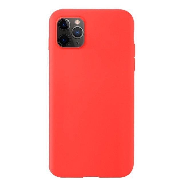 Silicone Case Soft Flexible Rubber Cover for iPhone 11 Pro Max red (Red) цена и информация | Telefonu vāciņi, maciņi | 220.lv