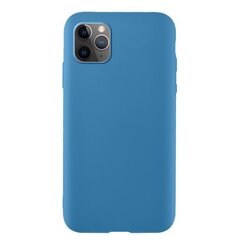 Silicone Case Soft Flexible Rubber Cover for iPhone 11 Pro Max blue (Blue) cena un informācija | Telefonu vāciņi, maciņi | 220.lv
