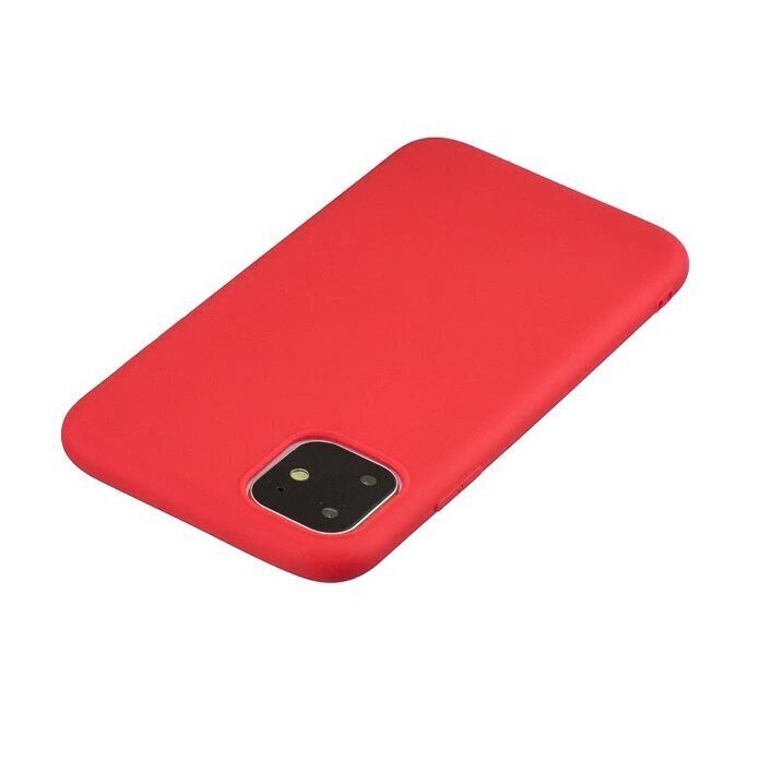 Silicone Case Soft Flexible Rubber Cover for iPhone 11 Pro red (Red) цена и информация | Telefonu vāciņi, maciņi | 220.lv