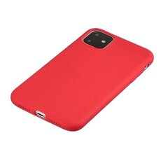 Silicone Case Soft Flexible Rubber Cover for iPhone 11 Pro red (Red) cena un informācija | Telefonu vāciņi, maciņi | 220.lv