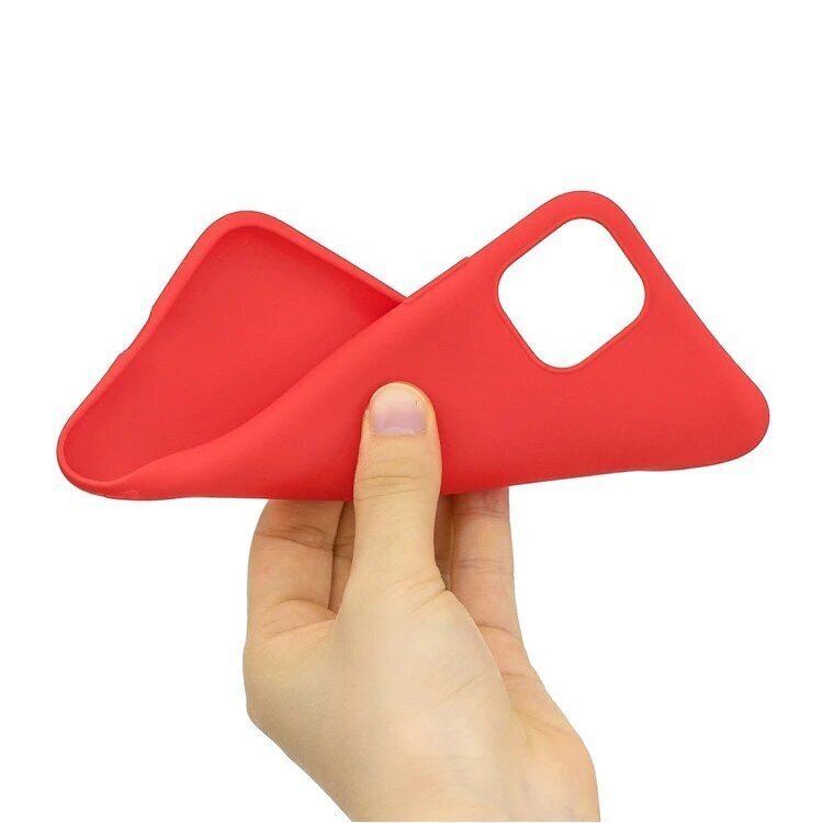 Silicone Case Soft Flexible Rubber Cover for iPhone 11 Pro red (Red) cena un informācija | Telefonu vāciņi, maciņi | 220.lv