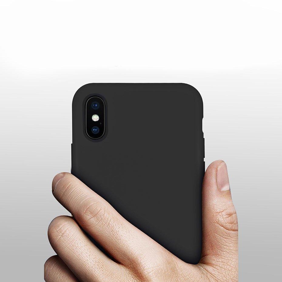 Silicone Case Soft Flexible Rubber Cover for iPhone 11 Pro black (Black) cena un informācija | Telefonu vāciņi, maciņi | 220.lv