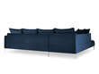 Stūra dīvāns Micadoni Home Jardanite, zils cena un informācija | Stūra dīvāni | 220.lv