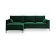 Stūra dīvāns Micadoni Home Jade, zaļš cena un informācija | Stūra dīvāni | 220.lv