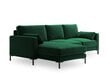 Stūra dīvāns Micadoni Home Jade, zaļš цена и информация | Stūra dīvāni | 220.lv