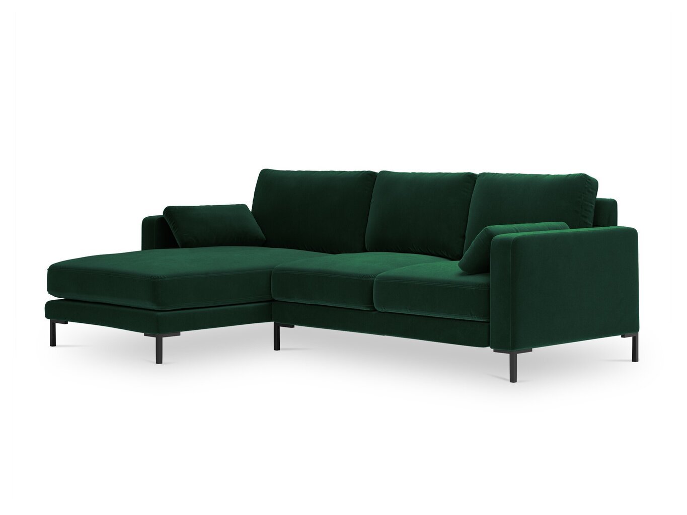 Stūra dīvāns Micadoni Home Jade, zaļš cena un informācija | Stūra dīvāni | 220.lv
