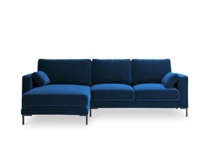 Stūra dīvāns Micadoni Home Jade, zils cena un informācija | Stūra dīvāni | 220.lv
