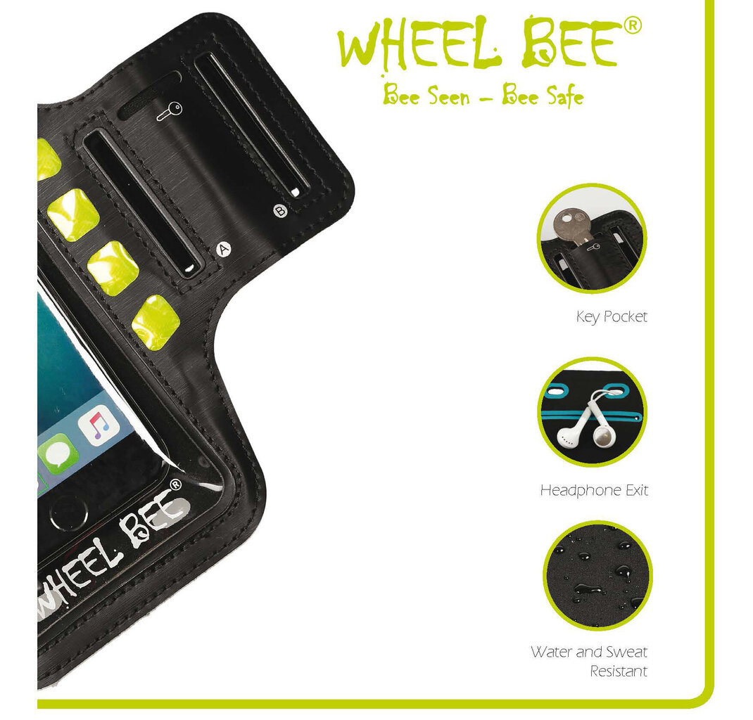 Maciņš uz rokas Wheel Bee® Night Hawk, LED cena un informācija | Sporta somas un mugursomas | 220.lv