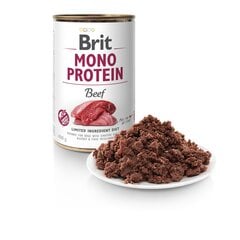 Brit Mono Protein Beef консервы для собак 400г цена и информация | Консервы для собак | 220.lv