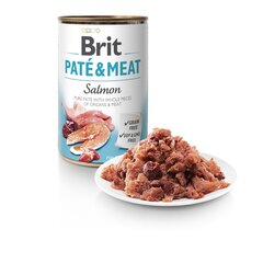 BRIT CARE консервы Pate&meat с лососем, 400г цена и информация | Консервы для собак | 220.lv