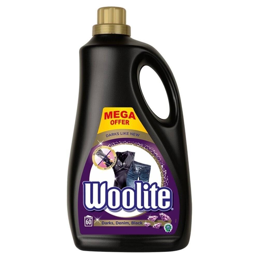 WOOLITE Mix Dark šķidrs mazgāšanas līdzeklis 3,6 l cena un informācija | Veļas mazgāšanas līdzekļi | 220.lv