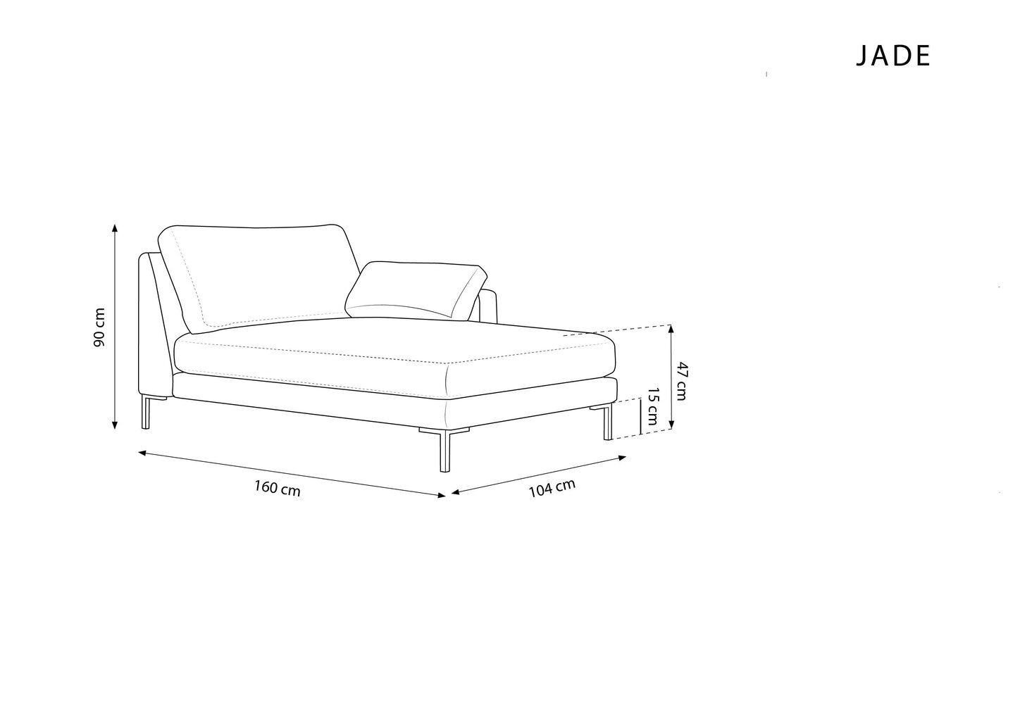 Kušete Micadoni Home Jade, gaiši pelēka цена и информация | Dīvāni | 220.lv