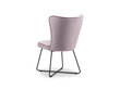 Krēsls Micadoni Home Celestine, gaiši violets cena un informācija | Virtuves un ēdamistabas krēsli | 220.lv