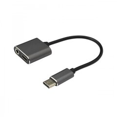 Sbox USB Type-C->Type-C+3.5, USB-Type-C, 10 см цена и информация | Кабели для телефонов | 220.lv