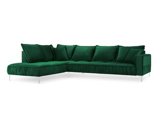 Stūra dīvāns Micadoni Home Jardanite, zaļš cena un informācija | Stūra dīvāni | 220.lv
