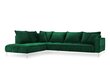 Stūra dīvāns Micadoni Home Jardanite, zaļš цена и информация | Stūra dīvāni | 220.lv