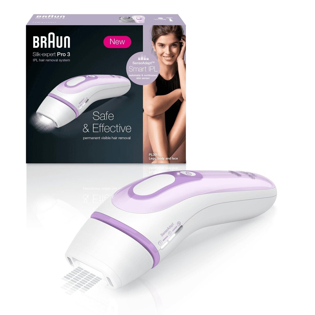 Braun Silk-Expert Pro 3 PL3012 IPL цена и информация | Epilatori | 220.lv