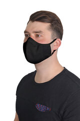 Многоразовая маска для лица 1020 Ergo, чёрная цена и информация | Первая помощь | 220.lv