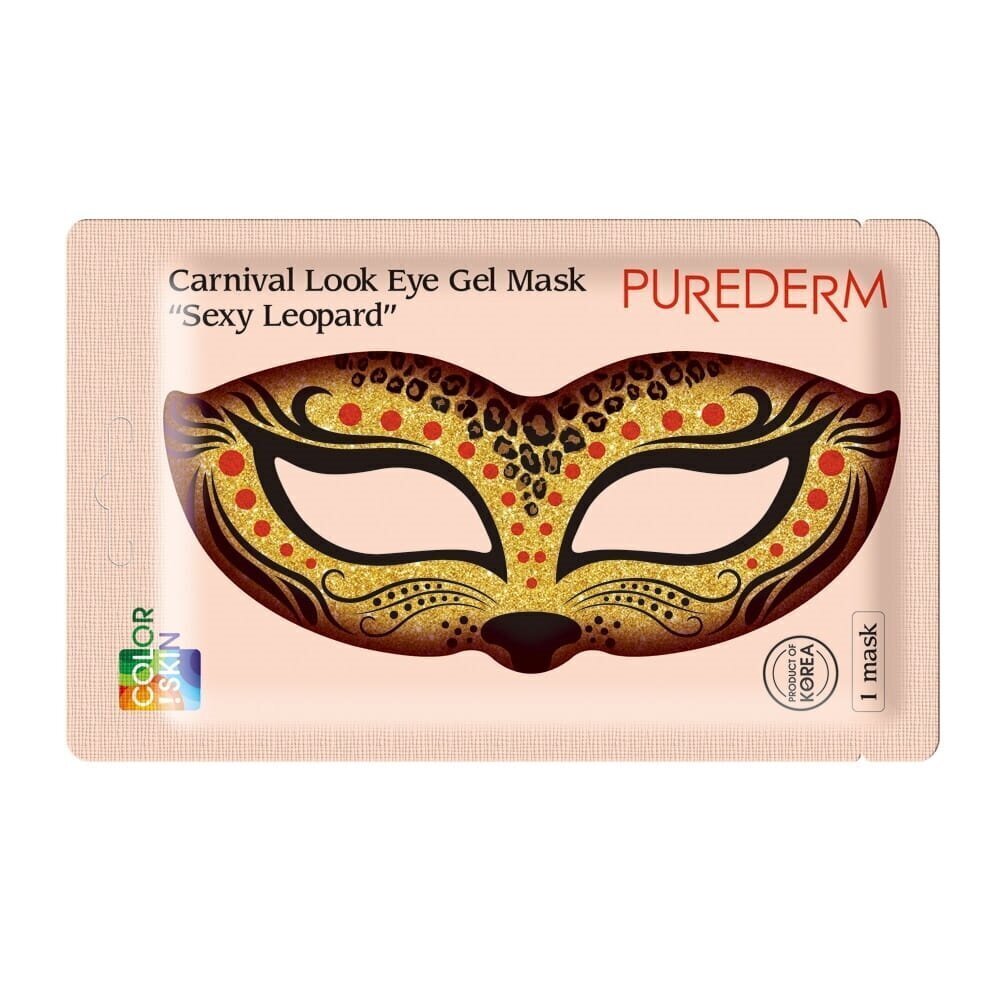 SKIN Carnival Look Eye Gel Mask “SEXY LEOPARD” 1 gab. cena un informācija | Sejas maskas, acu maskas | 220.lv