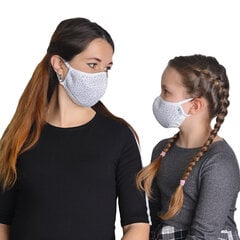 Многоразовая защитная маска для лица 1016/K Ergo Plus, серый, детская цена и информация | Первая помощь | 220.lv