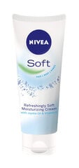 Mitrinošs krēms sejai, ķermenim un rokām NIVEA Soft 75 ml cena un informācija | Nivea Smaržas, kosmētika | 220.lv