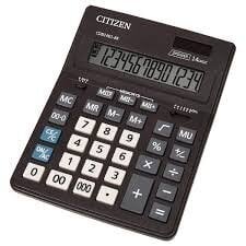 Kalkulators Citizen CDB1401-BK cena un informācija | Kancelejas preces | 220.lv